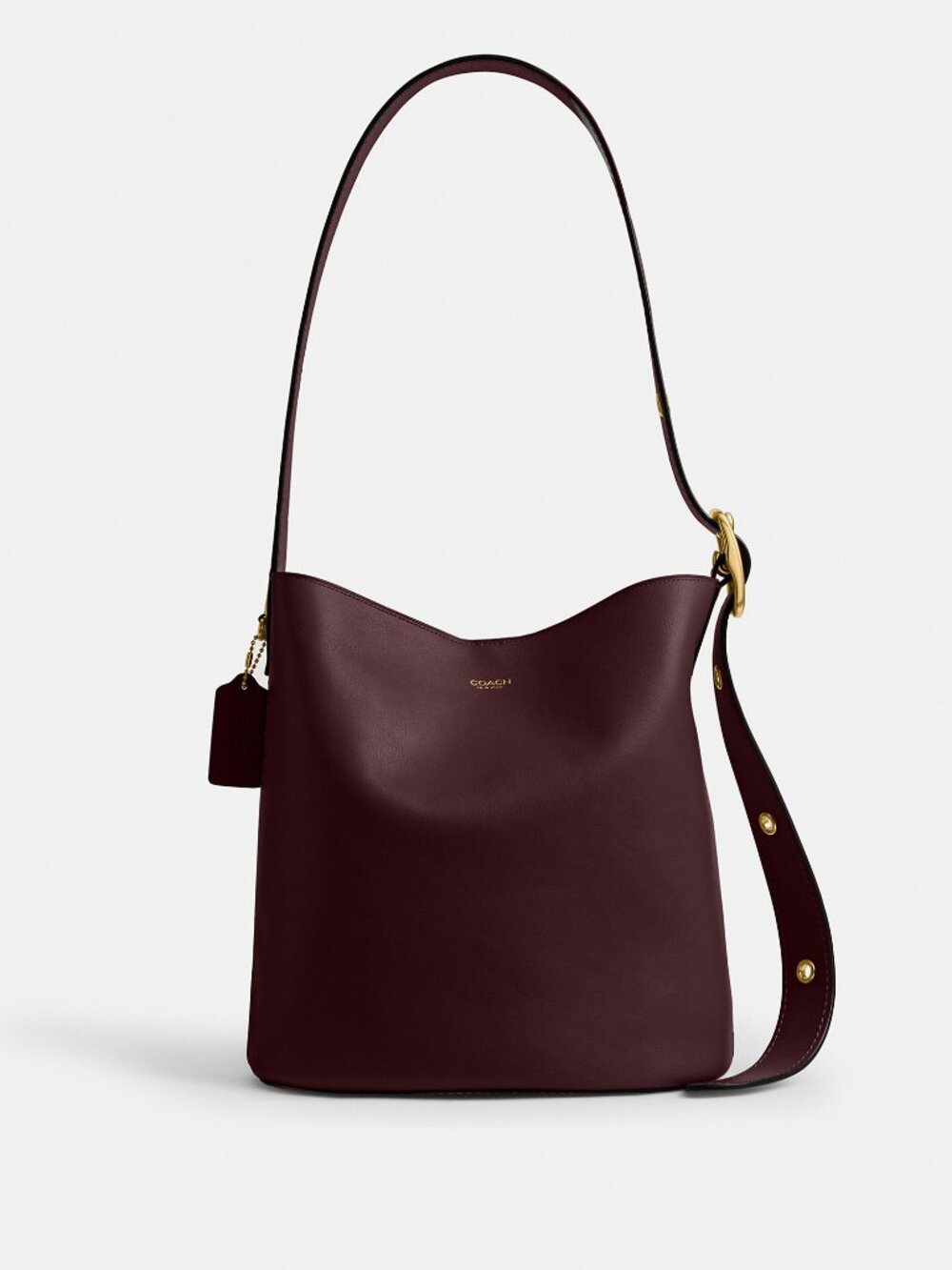 Coach Bleecker Bucket Bag - Merlot